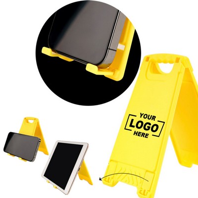 Novelty Warning Sign Phone Holder